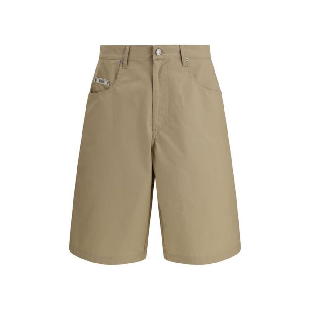 Moschino Beige Cotton Bermuda Men's Shorts